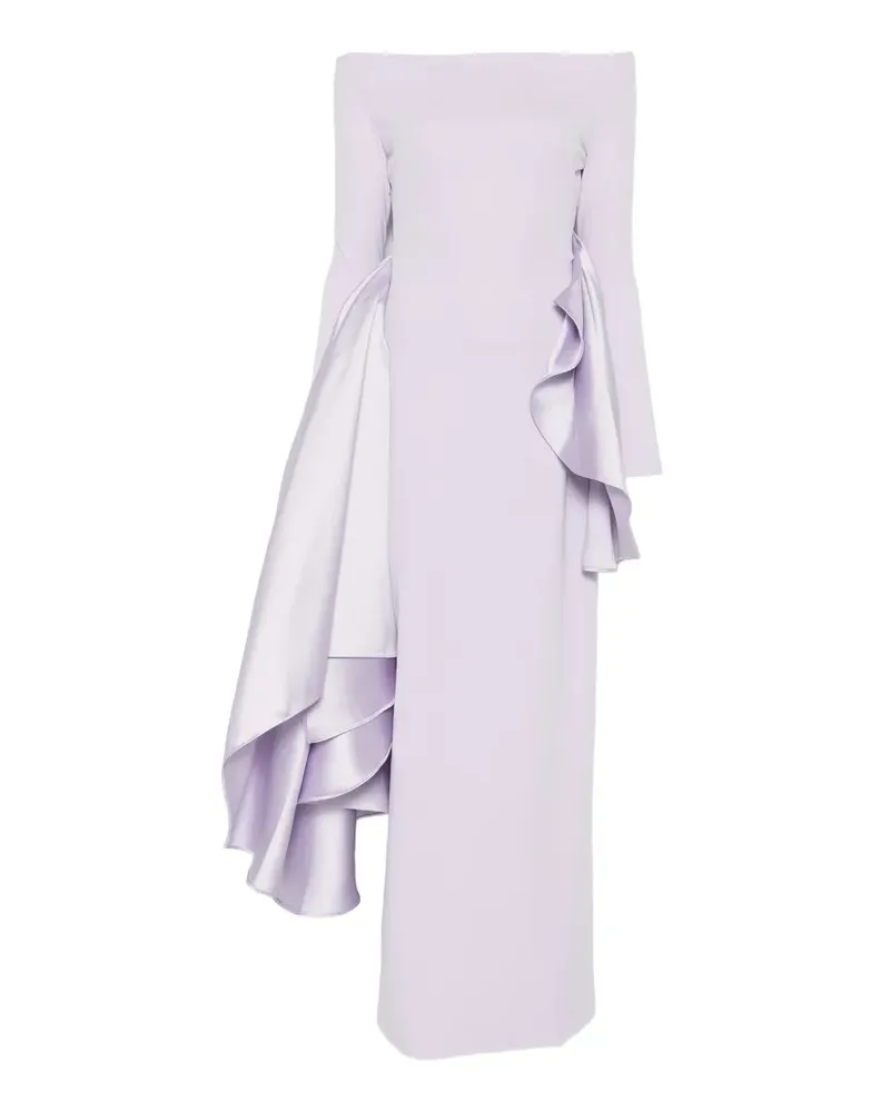 Solace London Kiana off-shoulder maxi dress - Violett Violett