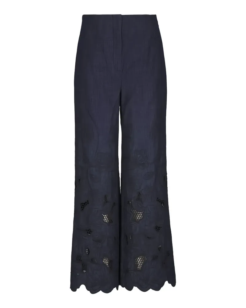 Veronica Beard Osborne flared trousers - Blau Blau