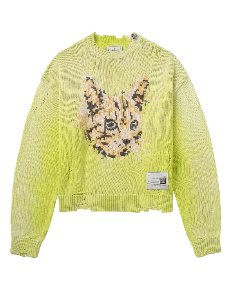 MIHARAYASUHIRO Pullover aus Baumwollgemisch - Gelb Gelb