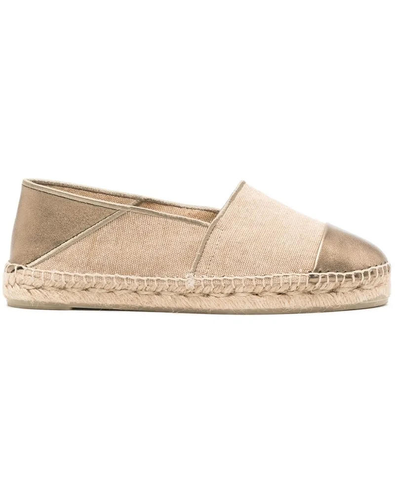 Castañer Kira 205 Lurex-Espadrilles - Nude Nude