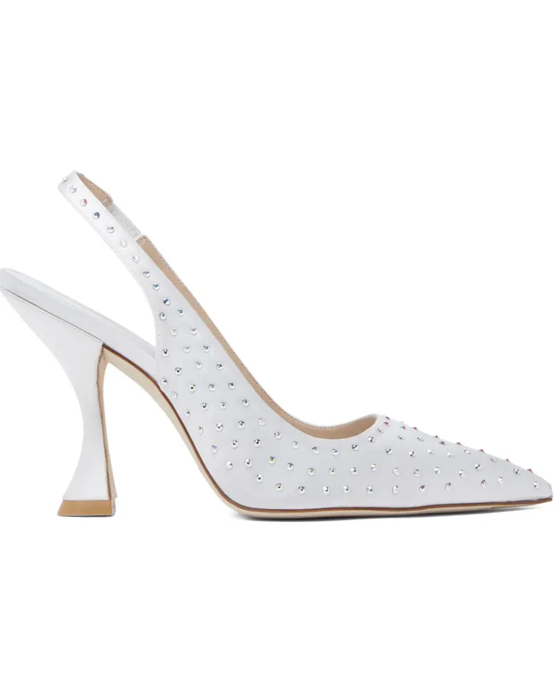 Stuart Weitzman Glam Xcurve Pumps 100mm - Weiß Weiß