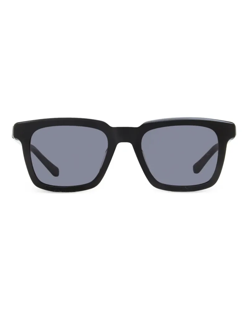 SHINOLA Monster Sonnenbrille mit eckigem Gestell - Schwarz Schwarz