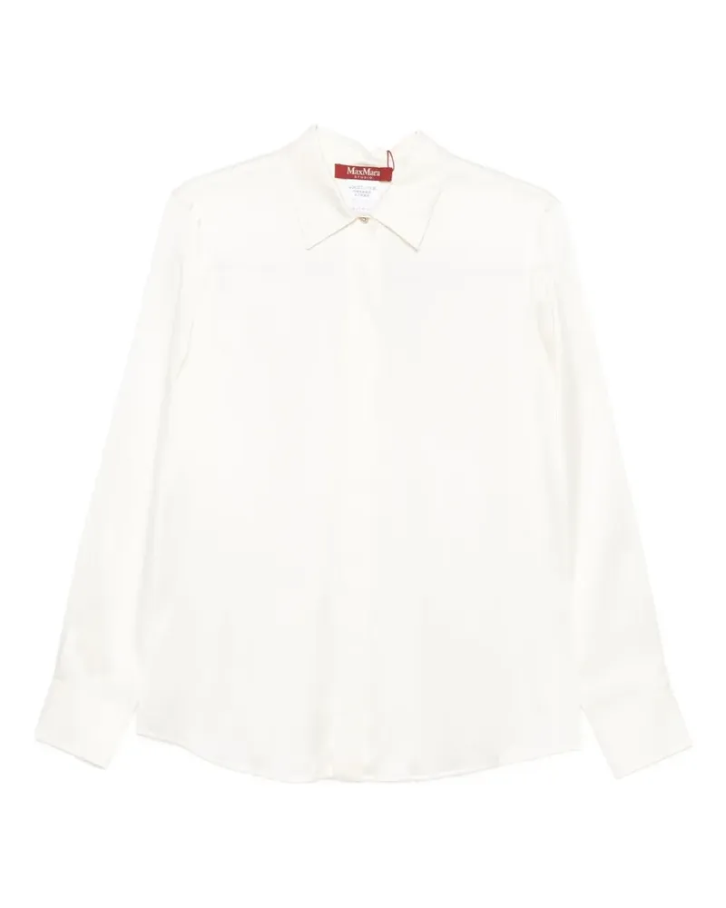 Max Mara long-sleeve shirt - Weiß Weiß