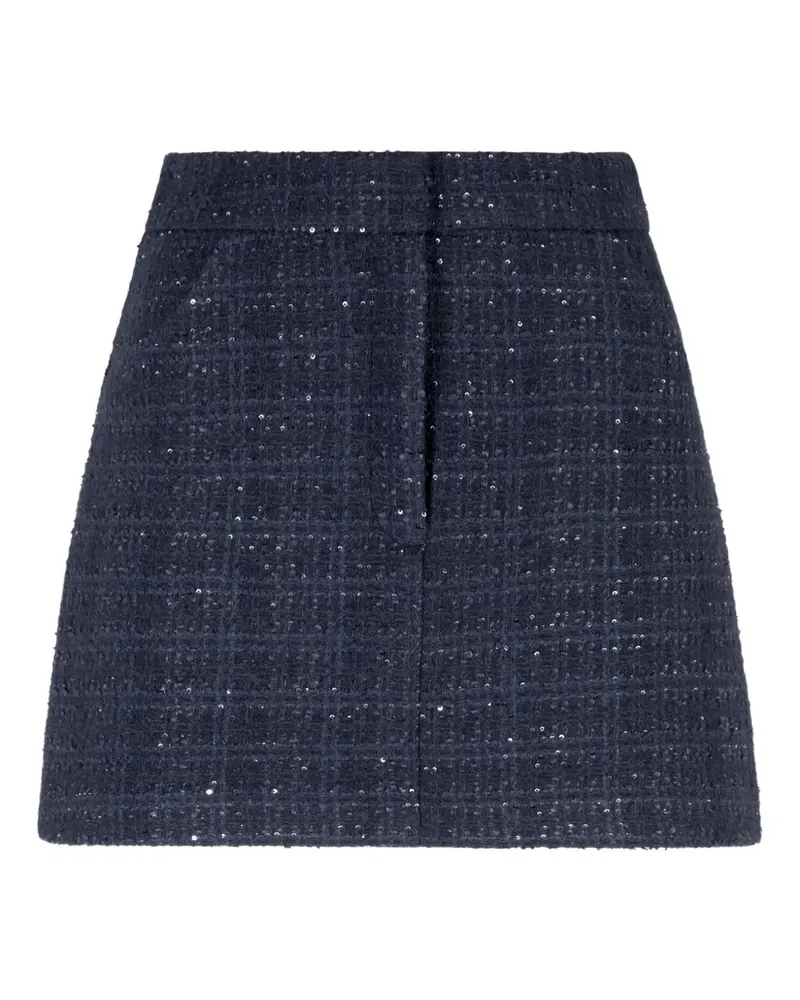 Emporio Armani Rock mit Pailletten - Blau Blau