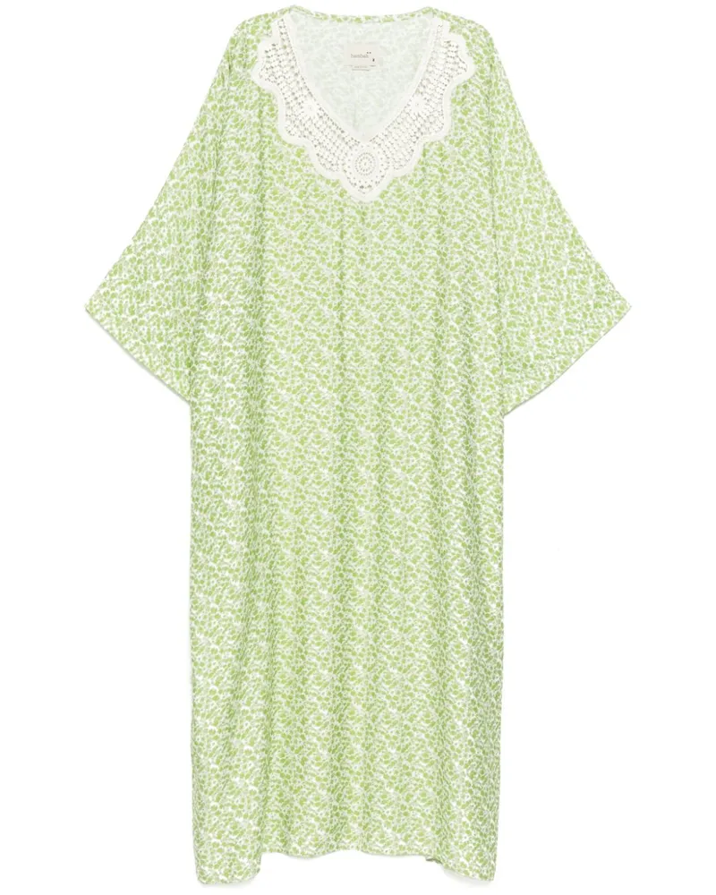 Bambah Flora Kleid - Grün Grün