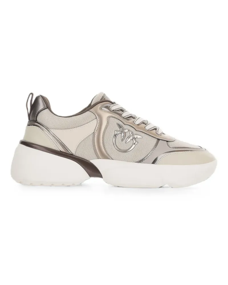 Pinko Love Birds High-Top-Sneakers - Nude Nude