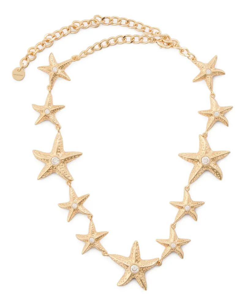 Self-Portrait sea-star necklace - Gold Gold