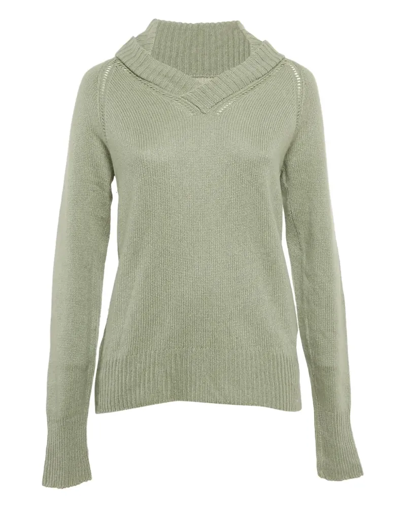 Burberry Klassischer Kaschmirpullover - Grün Grün