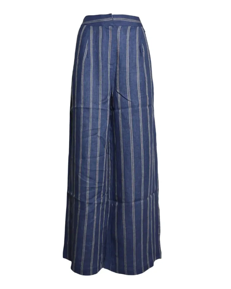 JcSophie Gestreifte Leroy Wide-Leg-Hose - Blau Blau