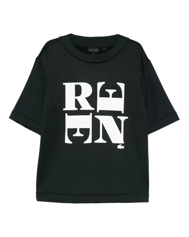 Lacoste T-Shirt mit grafischem Print - Grün Grün