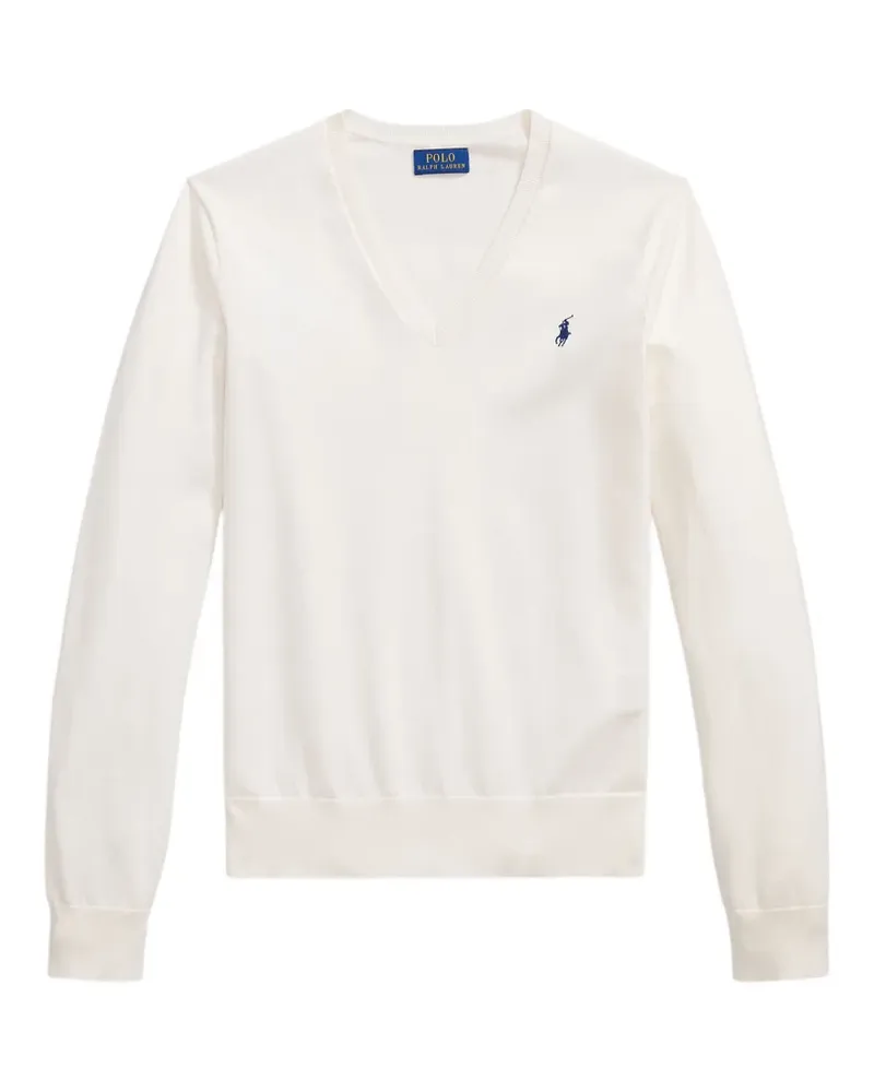 Ralph Lauren Pullover mit V-Ausschnitt - Nude Nude