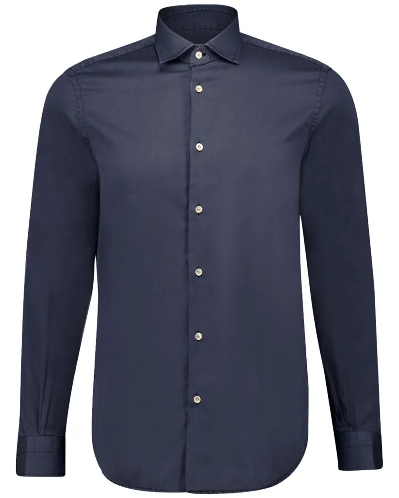 Boglioli Langärmeliges Hemd - Blau Blau