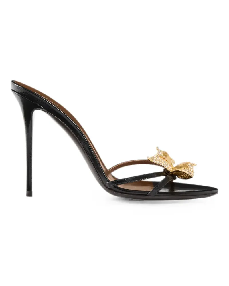 Giuseppe Zanotti Mariposa mules 105 - Schwarz Schwarz