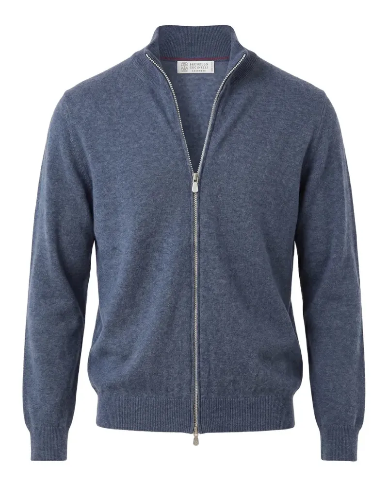 Brunello Cucinelli zip-up cardigan - Blau Blau