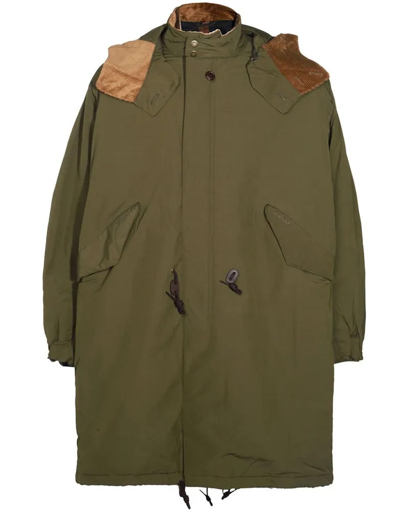 Barbour Parka mit Reißverschluss - Grün Grün