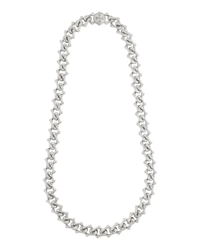 Emanuele Bicocchi Arabesque Sharp chain necklace - Silber Silber