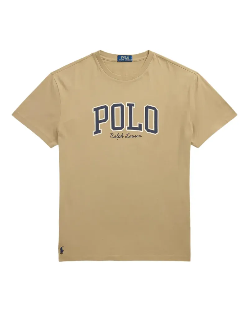 Ralph Lauren T-Shirt mit Logo-Print - Nude Nude