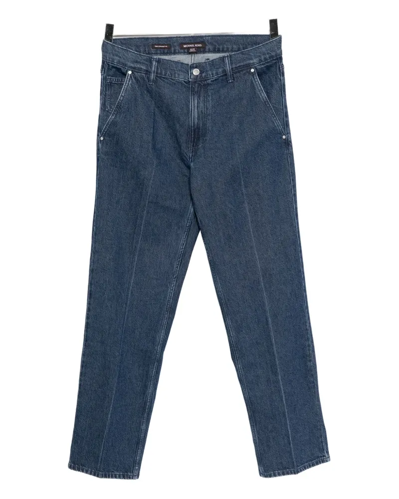 Michael Kors Finn Jeans mit Knitteroptik - Blau Blau