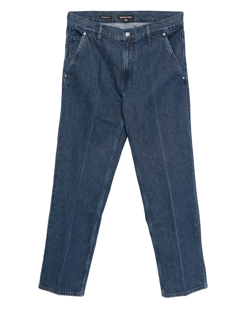 Michael Kors Finn Jeans mit Knitteroptik - Blau Blau