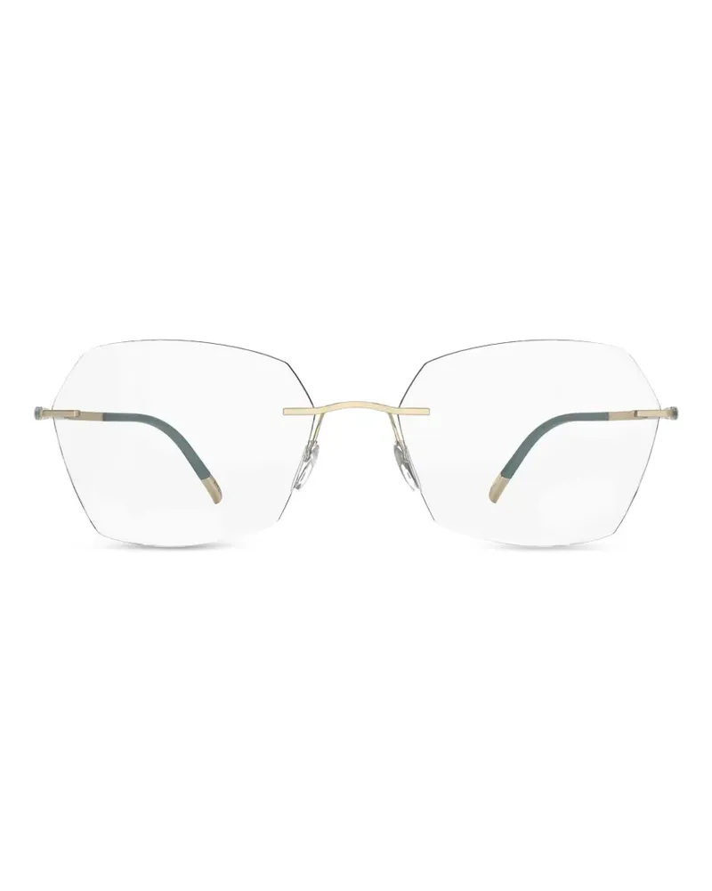 Silhouette Rahmenlose Brille - Gold Gold