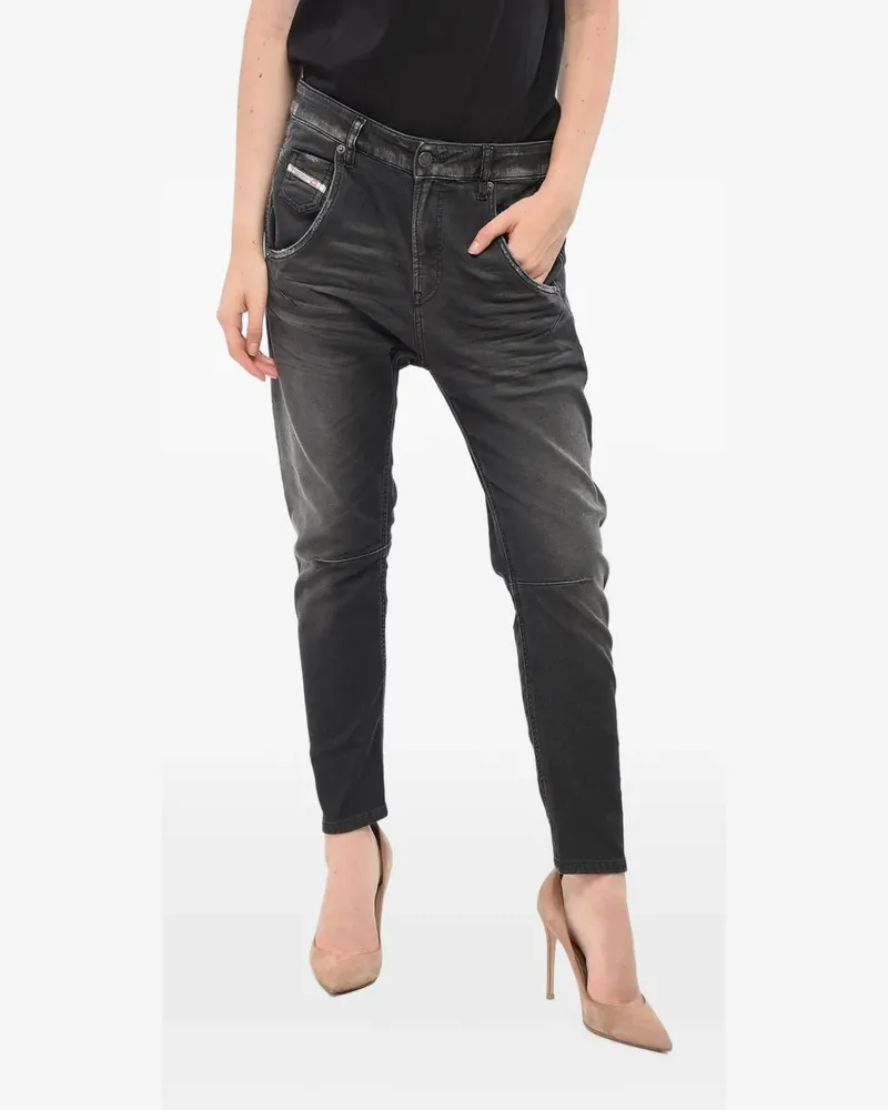 Diesel Fayza Skinny-Jeans - Schwarz Schwarz