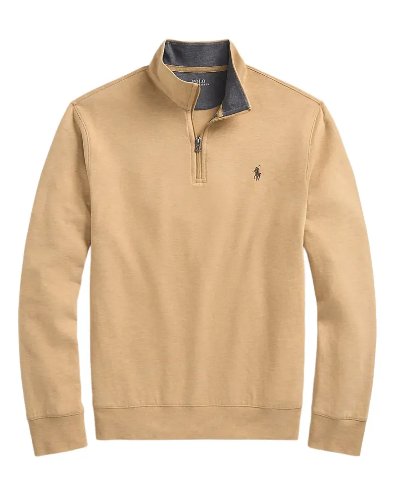 Ralph Lauren Sweatshirt mit Polo Pony - Nude Nude