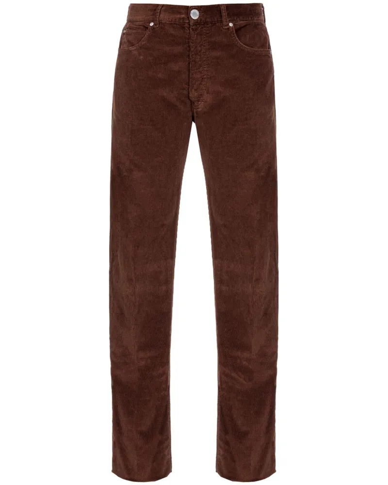 Pinko Leyda Cordhose mit geradem Bein - Braun Braun