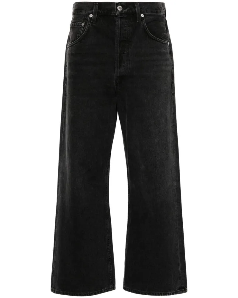 Citizens of humanity Weite Gaucho Jeans - Schwarz Schwarz