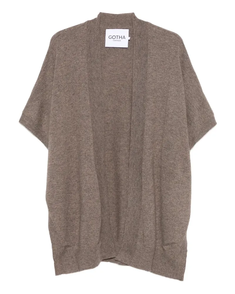 Gotha short-sleeved open-front cardigan - Braun Braun