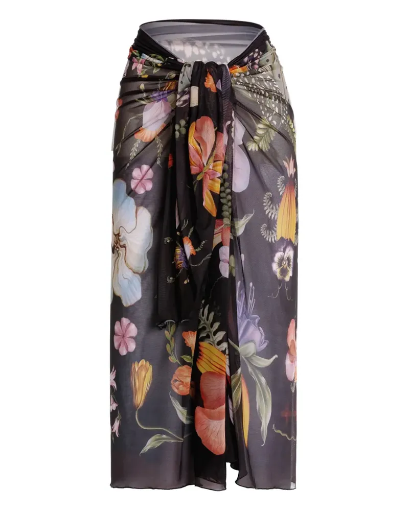 AGUA BENDITA Sarong mit Print - Schwarz Schwarz