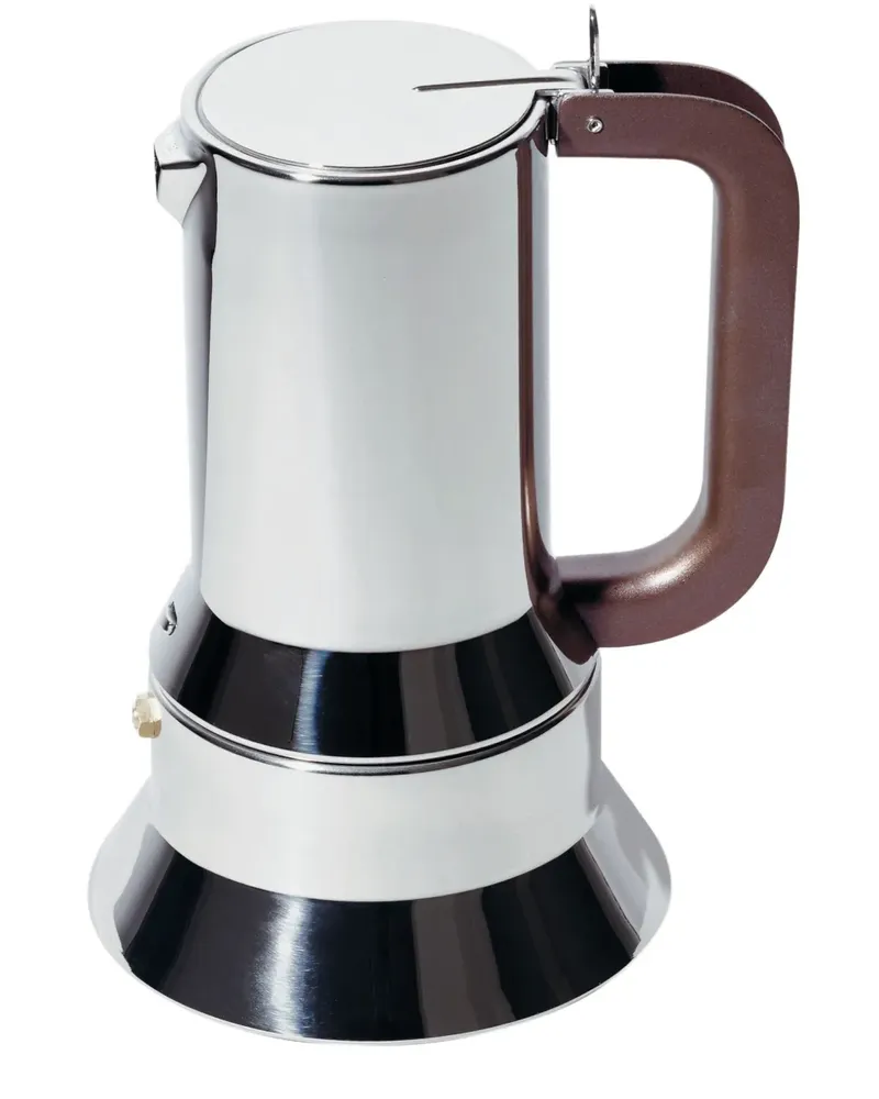 Alessi 9090 Espressokocher 14,5 x 23cm - Silber Silber