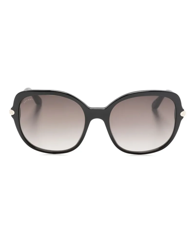 Aspinal of London Nova Oversized-Sonnenbrille - Schwarz Schwarz