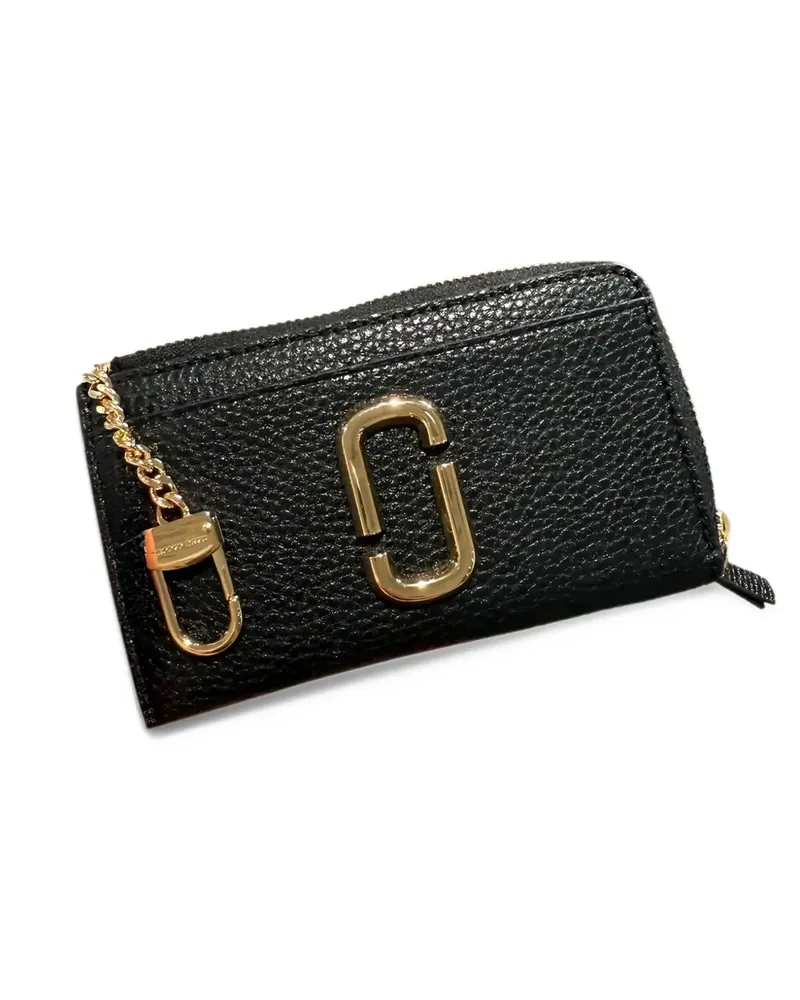 Marc Jacobs J Marc grained leather card holder - Schwarz Schwarz