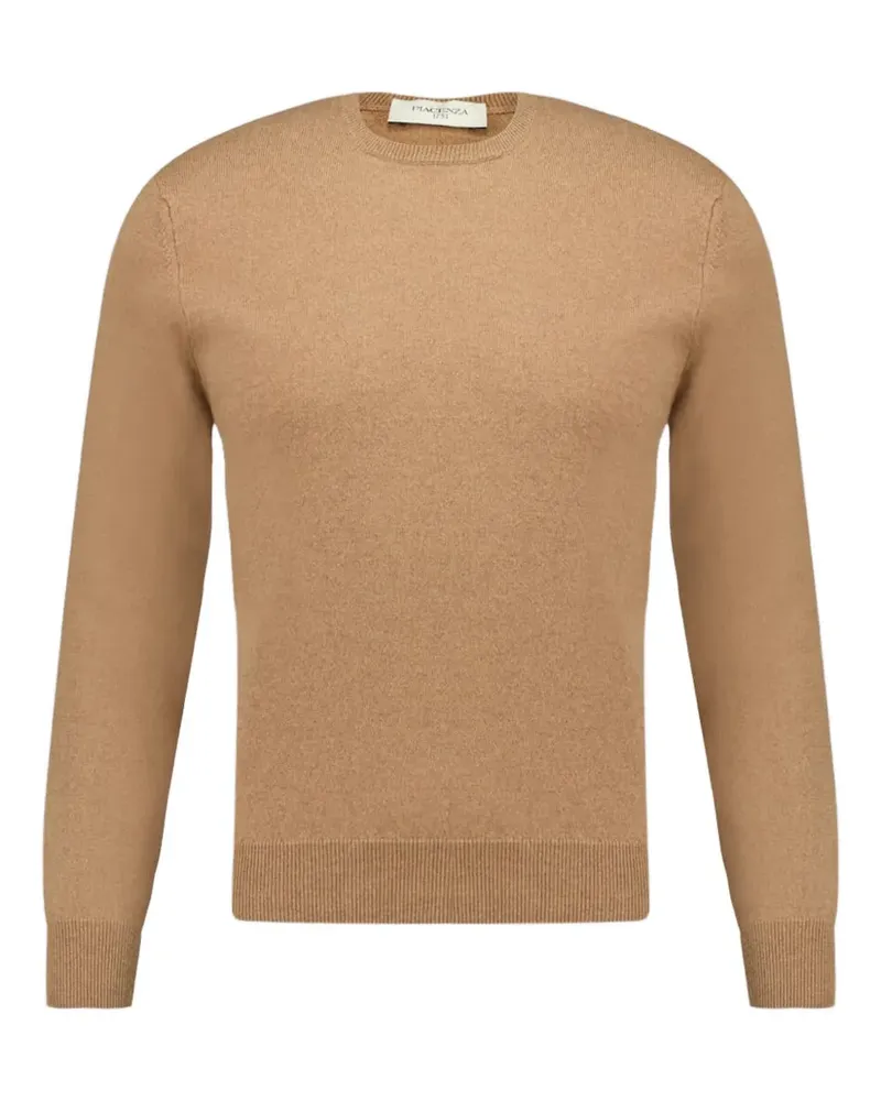 Piacenza Cashmere Kaschmirpullover mit Rundhalsausschnitt - Braun Braun