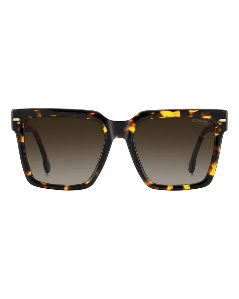 Carrera tortoiseshell-effect square-frame sunglasses - Braun Braun