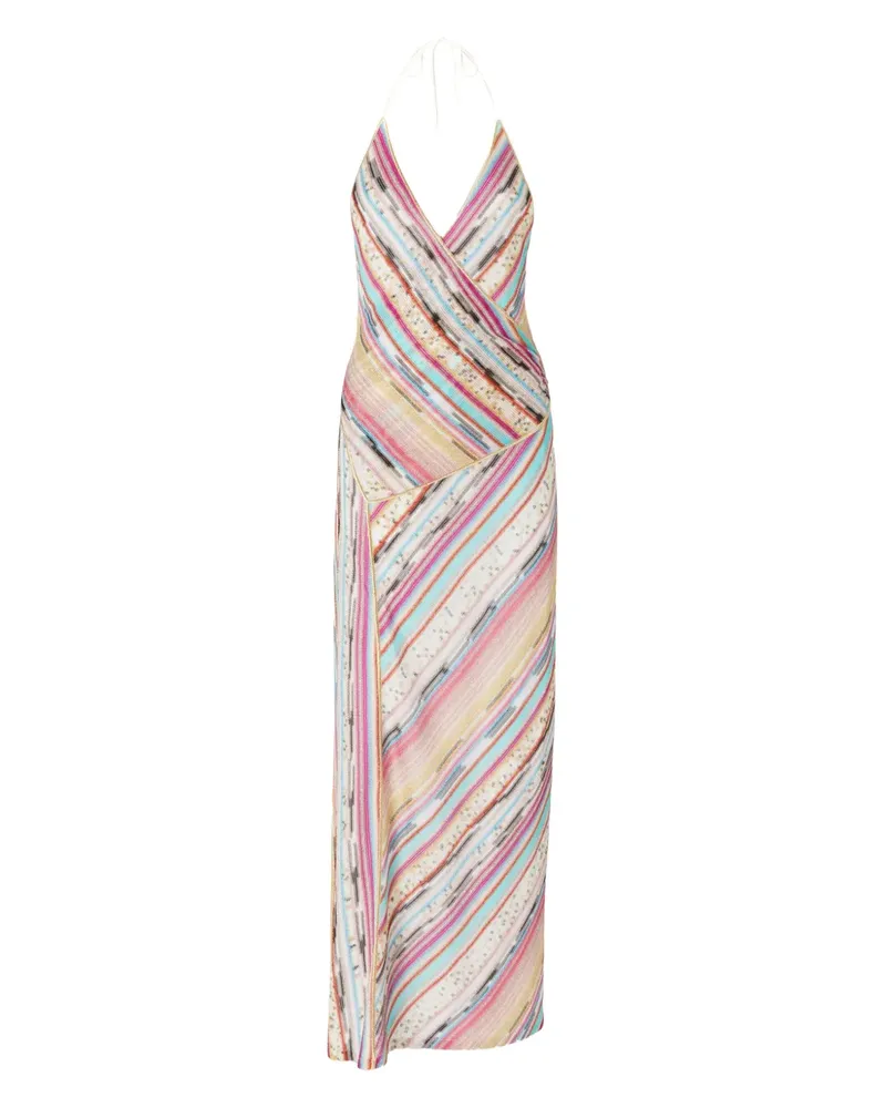 Missoni Gestreiftes Maxikleid - Rosa Rosa