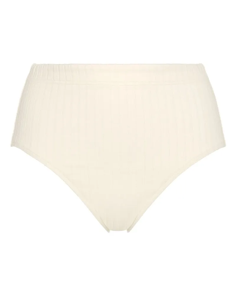 Eres Costa Bikinihöschen mit hohem Bund - Weiß Weiß