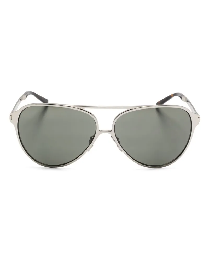Saint Laurent Getönte Pilotenbrille - Grau Grau