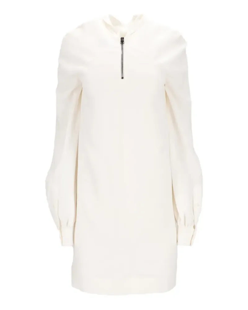 Tom Ford Seidenkleid mit Bischofsärmeln - Weiß Weiß