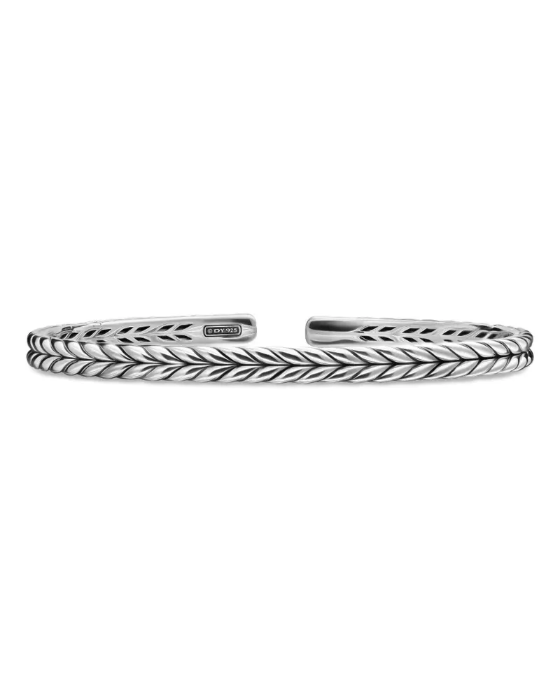 David Yurman Chevron Flex Armband - Silber Silber