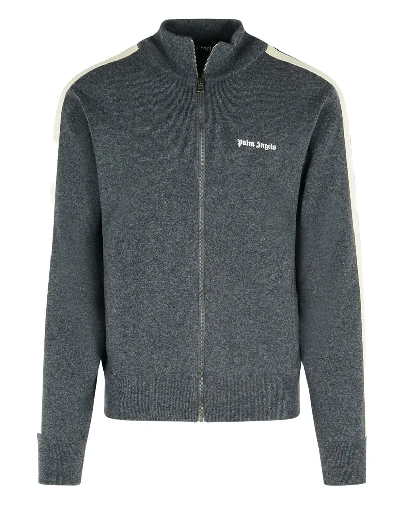 Palm Angels Sweatshirt mit Logo-Print - Grau Grau