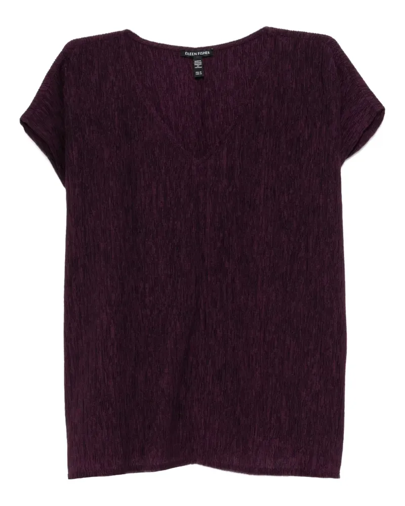 Eileen Fisher Plissiertes Oberteil - Violett Violett