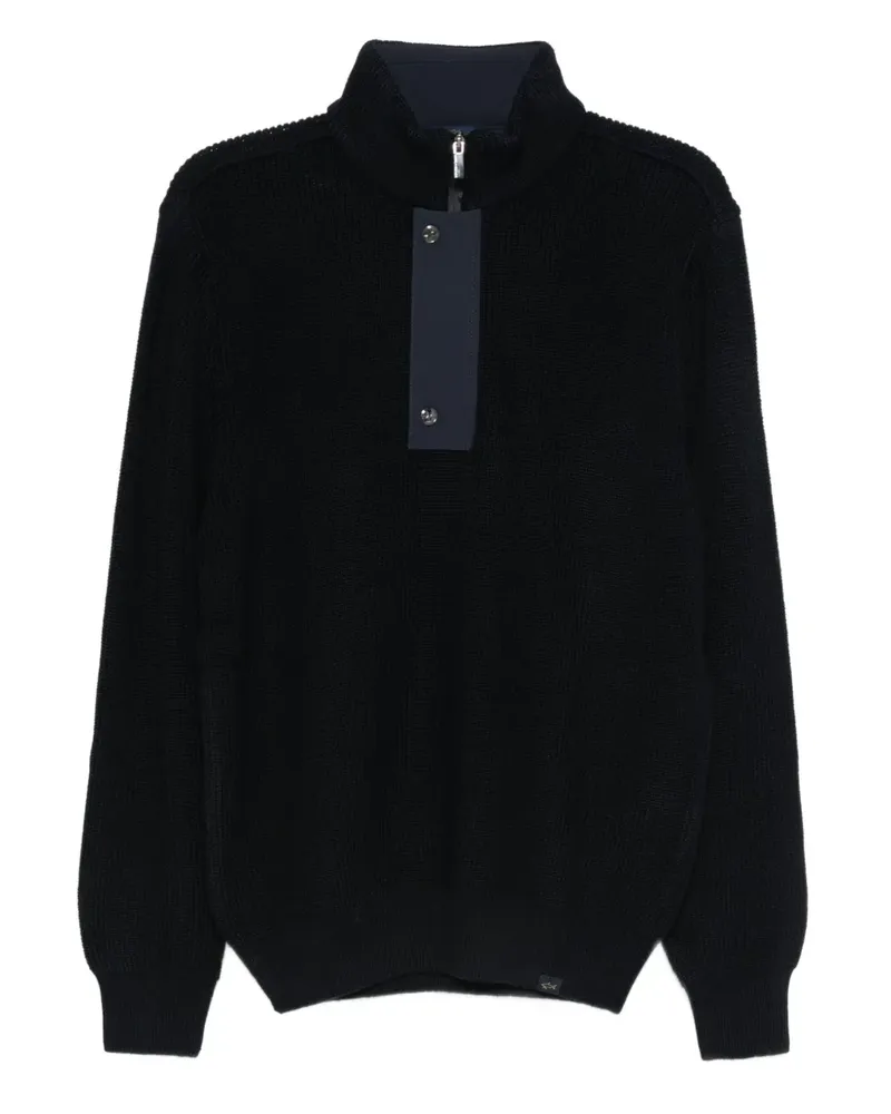 Paul & Shark Pullover mit Reißverschluss - Blau Blau