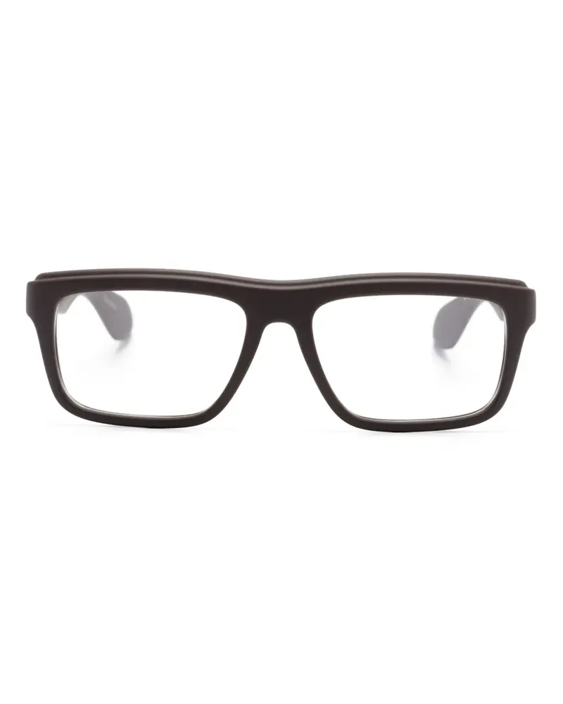 Gucci Brille mit eckigem Gestell - Braun Braun