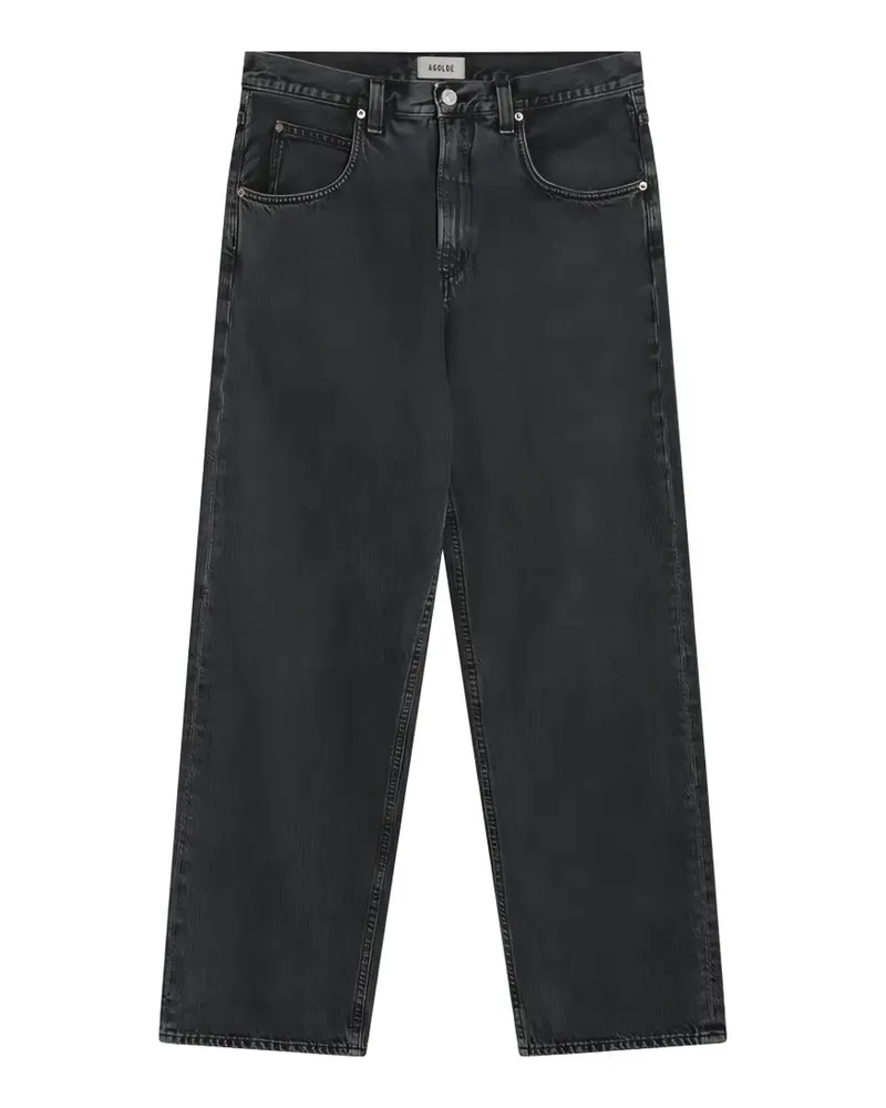 AGOLDE Jeans mit weitem Bein - Schwarz Schwarz