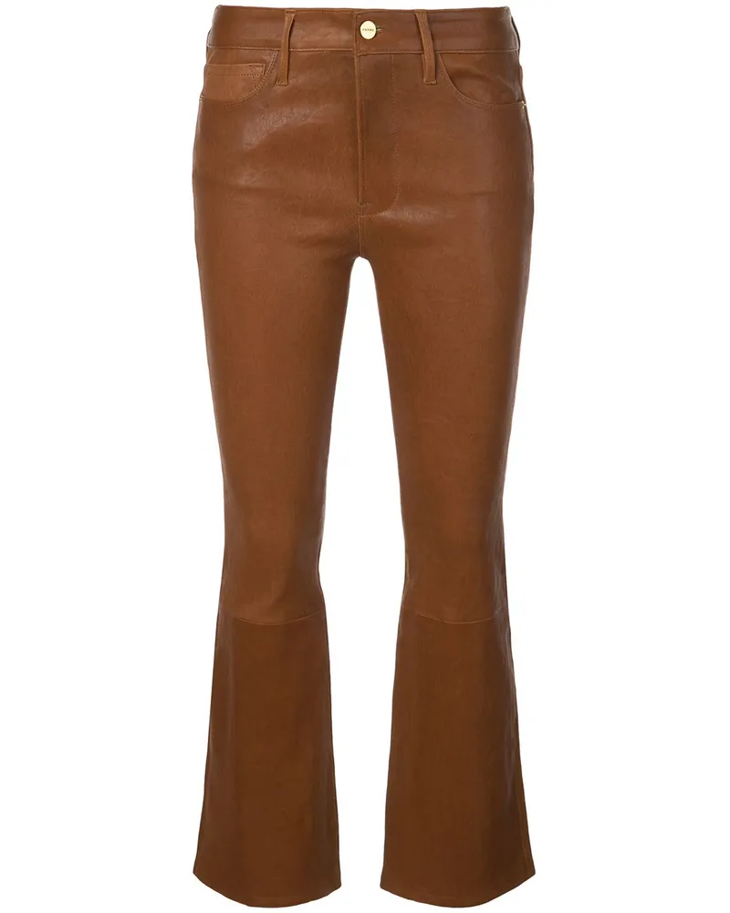 Frame Denim Le Crop' Hose - Braun Braun