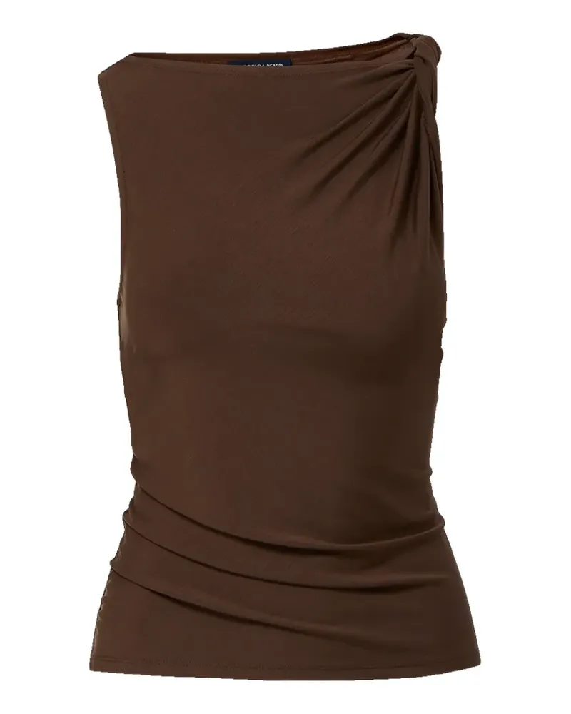 Veronica Beard Otessa gathered-detail tank top - Braun Braun