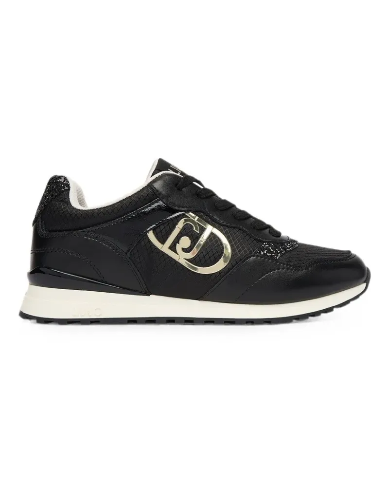 Liu Jo Maxi Wonder logo-plaque sneakers - Schwarz Schwarz