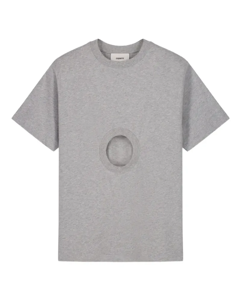 COPERNI Window circular opening T-shirt - Grau Grau