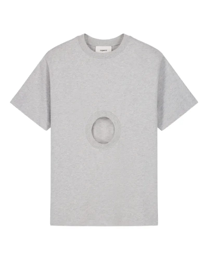 COPERNI Window circular opening T-shirt - Grau Grau
